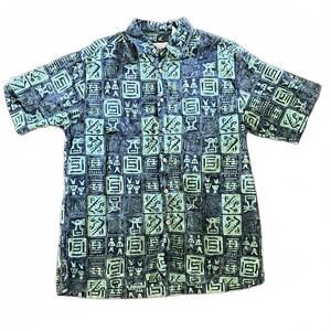 Island Republic Tribal Tiki Bar Button Up Shirt